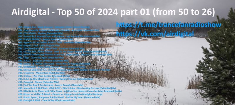 Airdigital - Top 50 of 2024 part 01 (from 50 to 26)