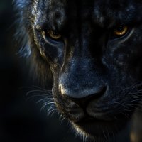 Black-lion-animals-8k-wallpaper 722@2@b