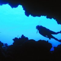 Exploring Sea Caves, Kadavu, Fiji