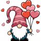 Valentines-day-gnome-vector 1245719-4690