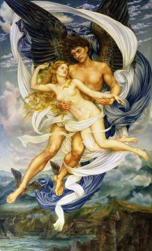 Evelyn de Morgan - Boreas and Oreithyia, 1896