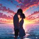 Anime-valentine-romantic-sunset-mountains 1255560-1487