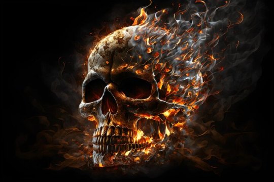 Skull-fire-abstract-background 798986-881