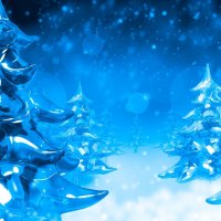 ice christmas trees-wallpaper-2560x1600