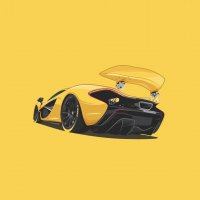 mclaren p1 minimalism art 98755 1920x1080