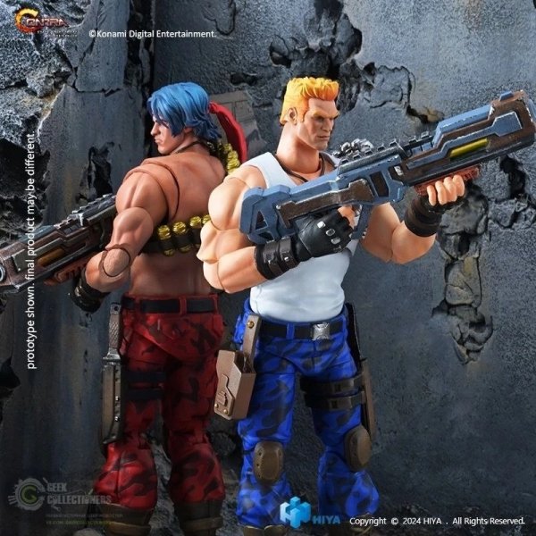 Contra Operation Galuga. Figures of main heroes. The Duo