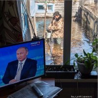 Русское счастье - был бы Путин рядом