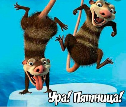 Ура!!! Пятница!!!