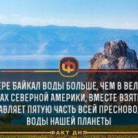 Байкал составляет пятую часть всей пресной воды пл