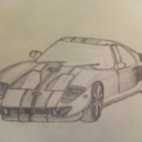 Мой рисунок. Ford GT 40 MK 1