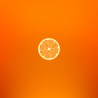 orange minimalism slice slice 93910 2560x1600