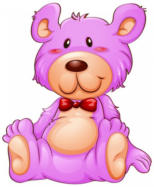 Pink-teddy-bear-white-background 1308-30740