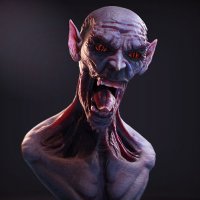 Monster-bust-3d-model-obj-ztl