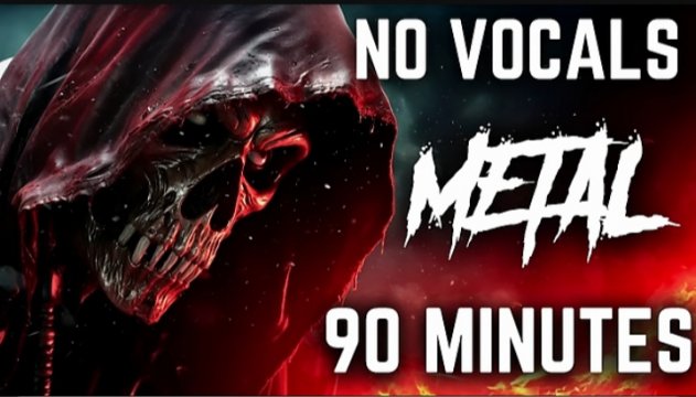 No Vocals Metal 90 Minutes