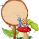 Blank-round-wooden-signboard-with-animal 1308-111754