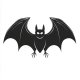 Bat-flying-isolated-white