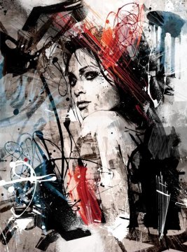 Mixed Media Portraits Bursting with Life