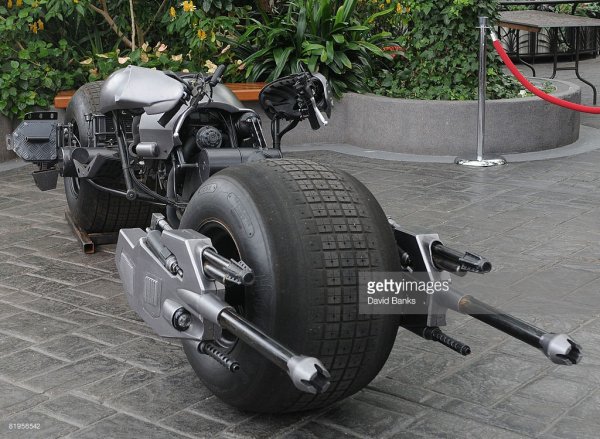 The Dark Knight sits on display at the Navy Pi